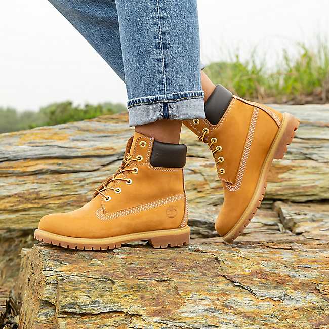 Women's Timberland® Premium 6-Inch Waterproof Boot - wheat nubuck