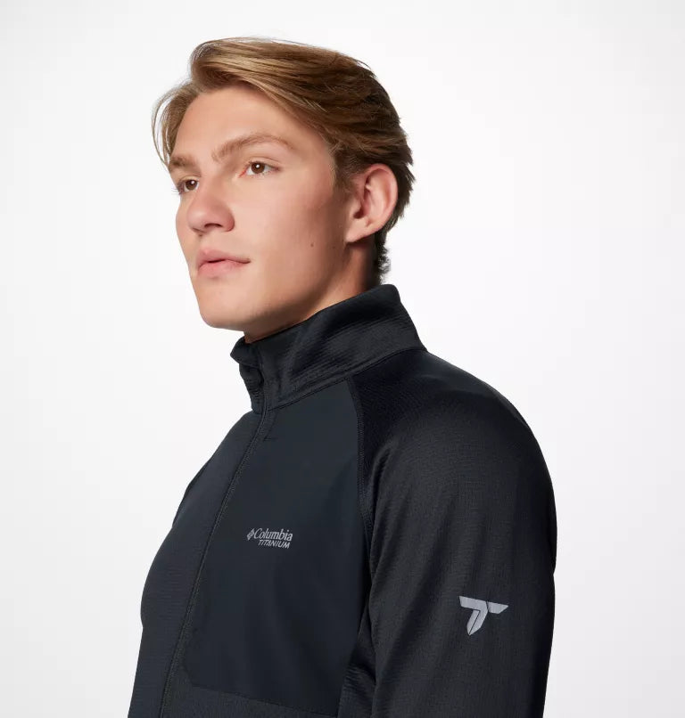 Manteau à fermeture éclair en tissu polaire quadrillé Triple Canyon II