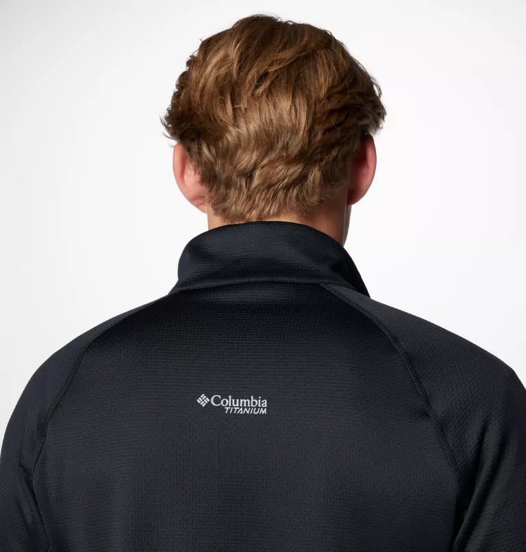 Manteau à fermeture éclair en tissu polaire quadrillé Triple Canyon II