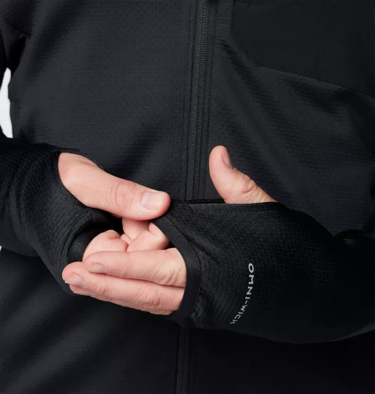 Manteau à fermeture éclair en tissu polaire quadrillé Triple Canyon II