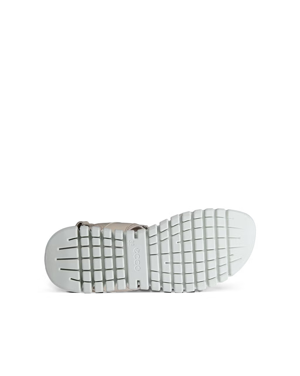Women's flat sandal with a groovy sole