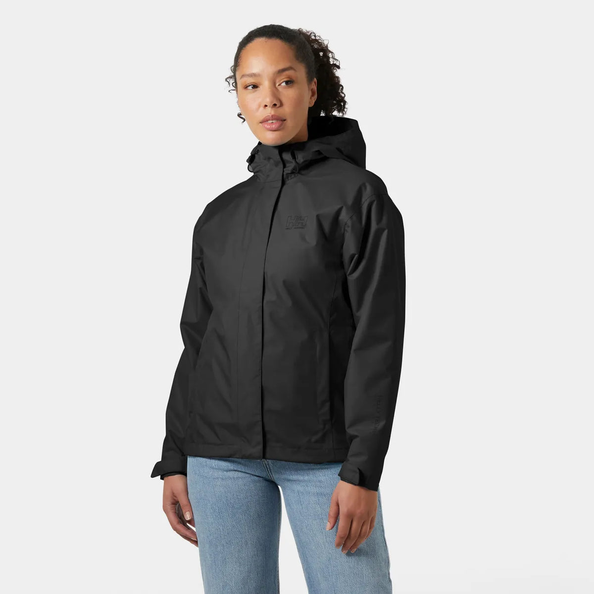 Women's Seven J Rain Jacket - BLACK