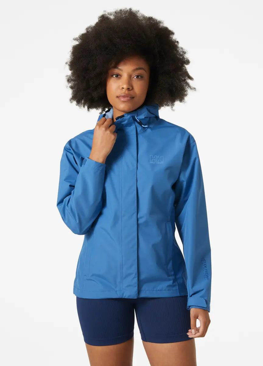 Women's Seven J Rain Jacket - BLACK
