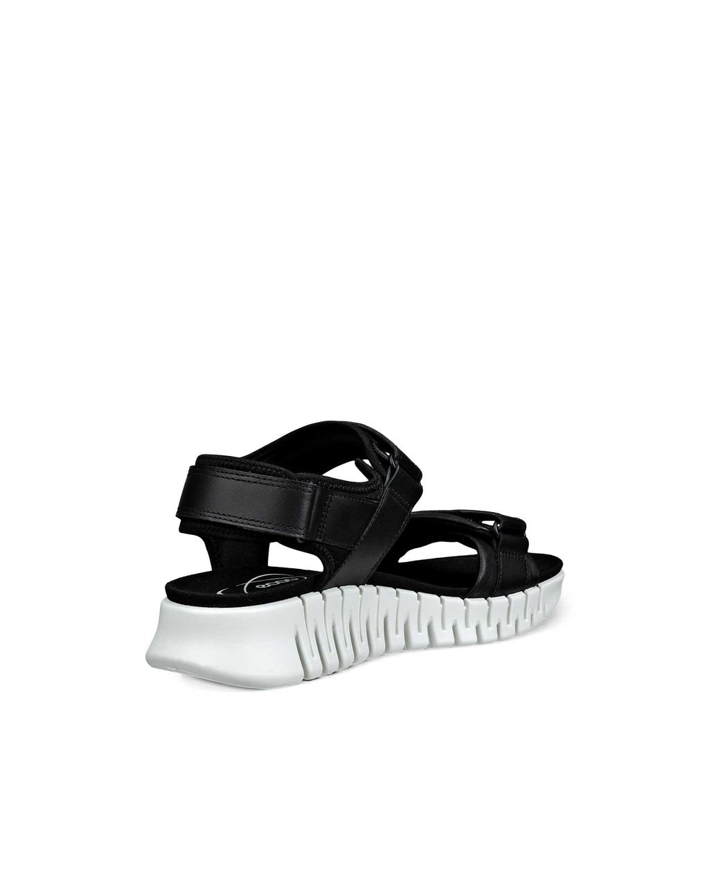 Women's flat sandal with a groovy sole