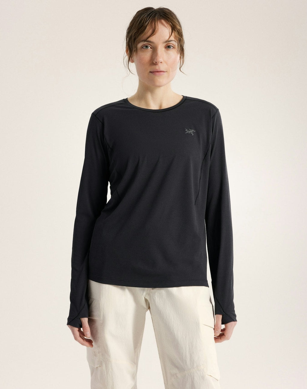 Sunna long-sleeve crew neck t-shirt