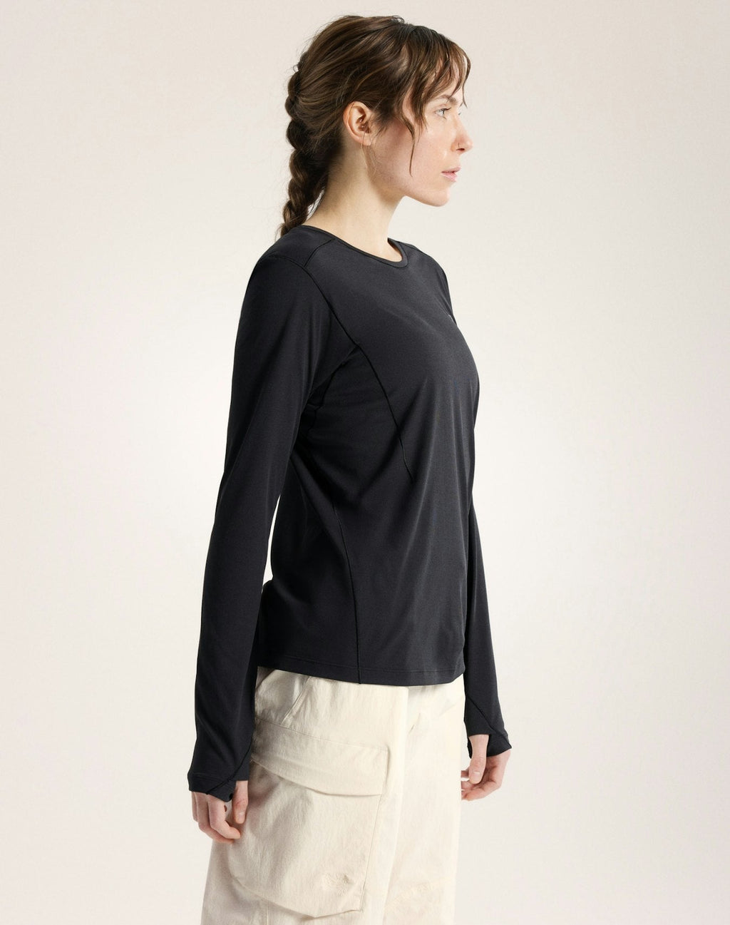 Sunna long-sleeve crew neck t-shirt