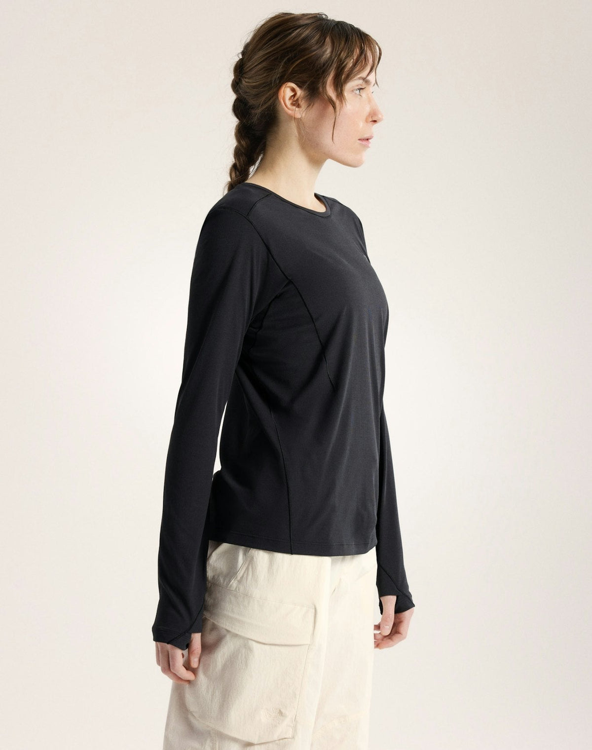 Sunna long-sleeve crew neck t-shirt