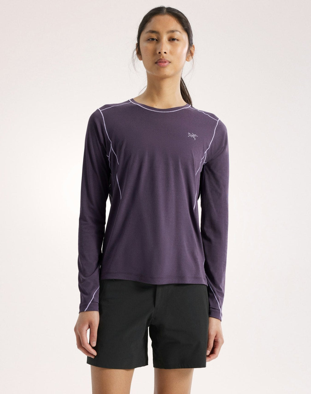 Sunna long-sleeve crew neck t-shirt