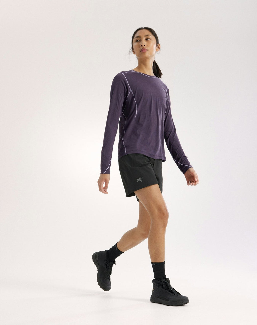 Sunna long-sleeve crew neck t-shirt