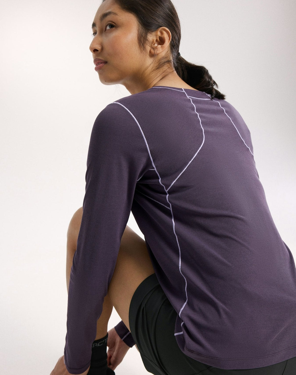 Sunna long-sleeve crew neck t-shirt