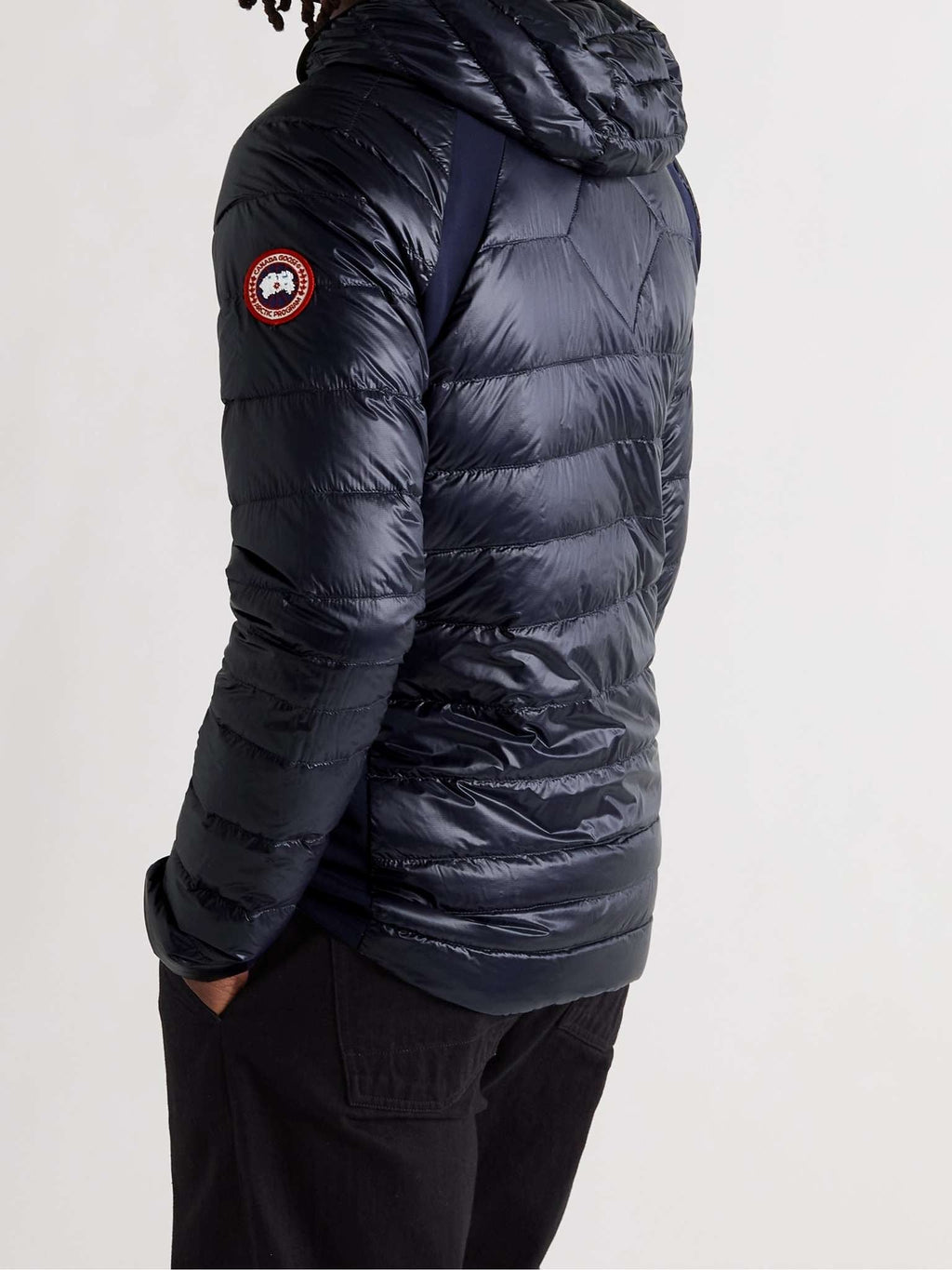Hybridge Lite Slim-Fit Quilted Shell Hooded Down Jacket