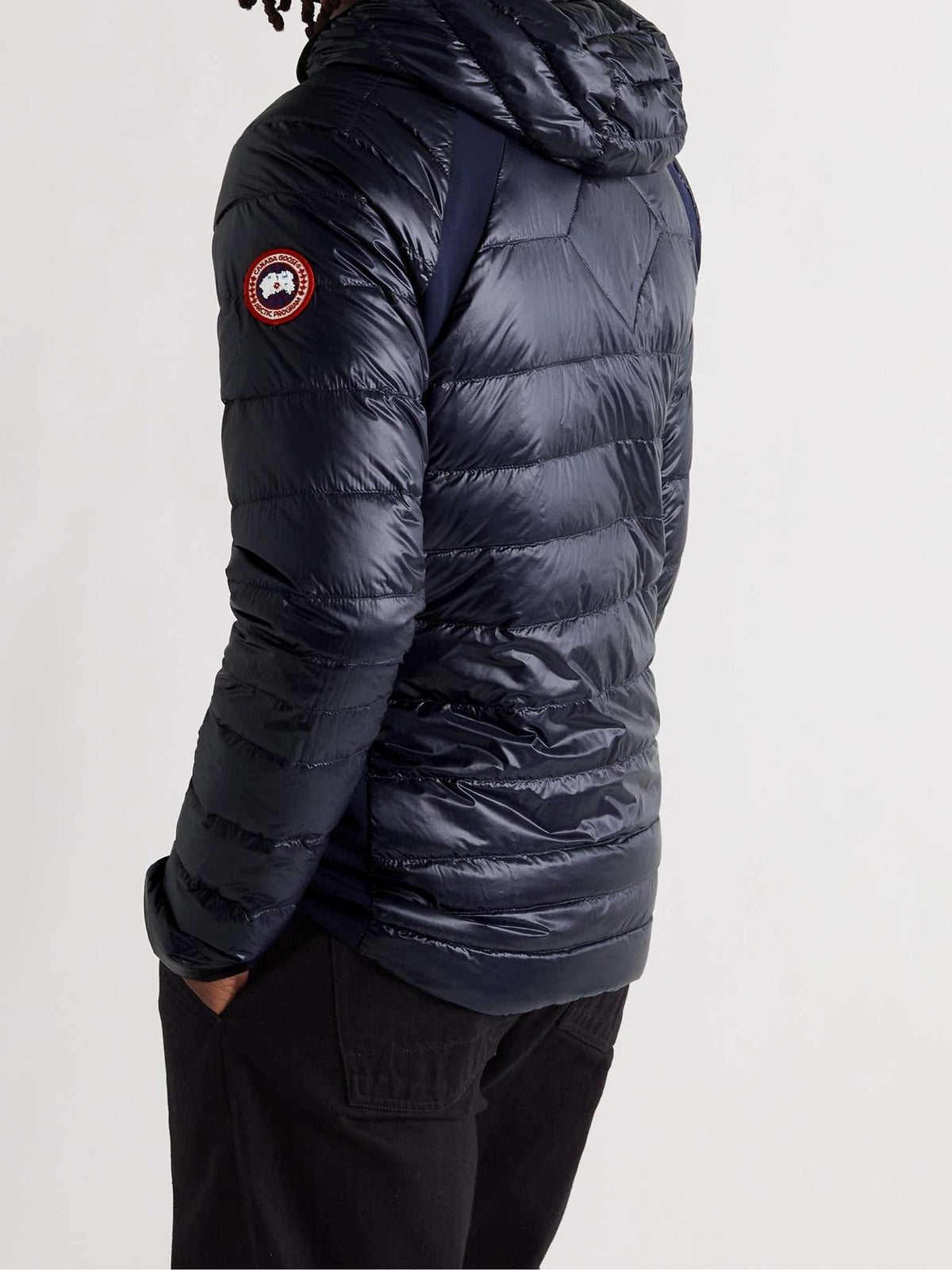 Hybridge Lite Slim-Fit Quilted Shell Hooded Down Jacket