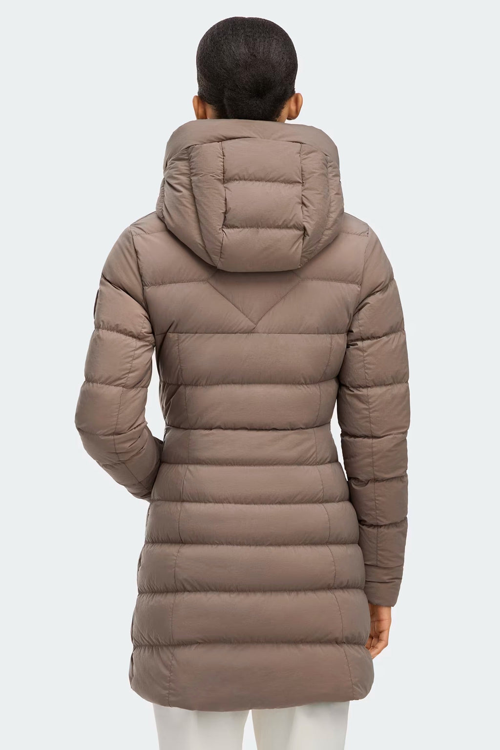 Tone-on-tone Light disc Coat