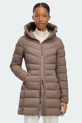 Tone-on-tone Light disc Coat