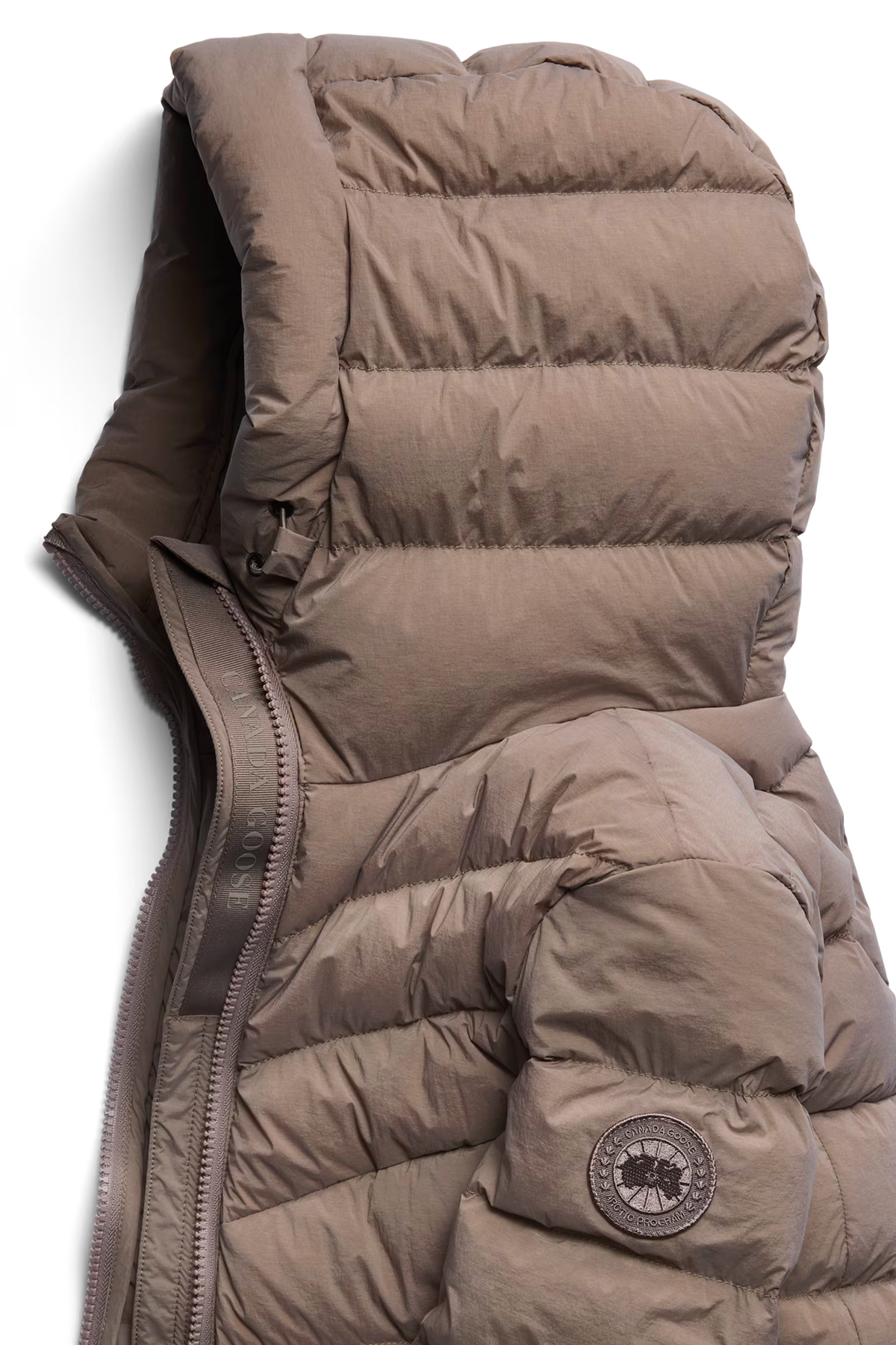 Tone-on-tone Light disc Coat